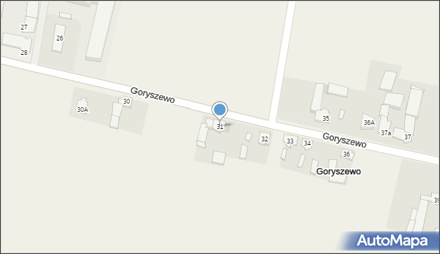 Goryszewo, Goryszewo, 31, mapa Goryszewo