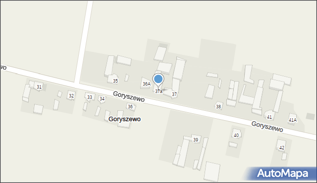 Goryszewo, Goryszewo, 37a, mapa Goryszewo
