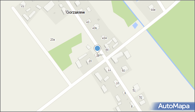 Gorzakiew, Gorzakiew, 19, mapa Gorzakiew