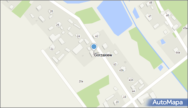 Gorzakiew, Gorzakiew, 22, mapa Gorzakiew