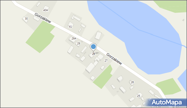 Gorzakiew, Gorzakiew, 28, mapa Gorzakiew
