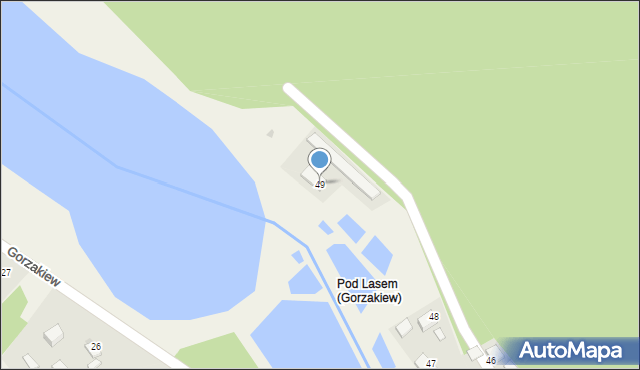 Gorzakiew, Gorzakiew, 49, mapa Gorzakiew