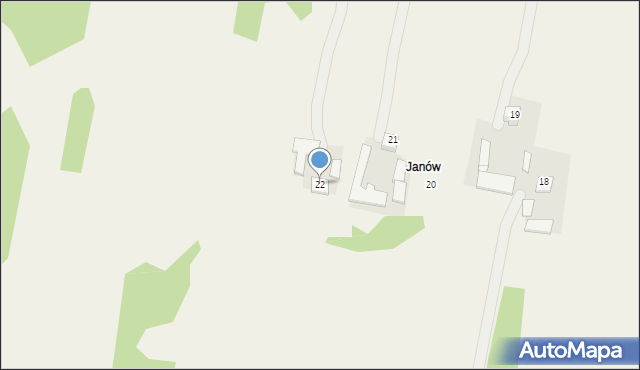 Gorzanka, Gorzanka, 22, mapa Gorzanka