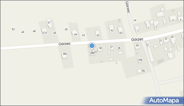 Górzec, Górzec, 38a, mapa Górzec