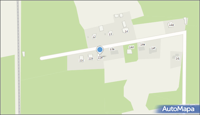 Gorzelin, Gorzelin, 11a, mapa Gorzelin