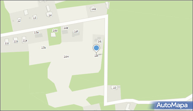 Gorzelin, Gorzelin, 14t, mapa Gorzelin