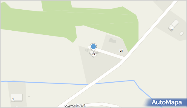 Gorzelin, Gorzelin, 2A, mapa Gorzelin