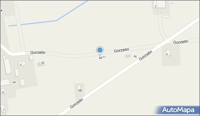 Gorzelin, Gorzelin, 4e, mapa Gorzelin