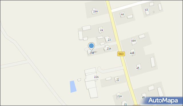 Gorzewo, Gorzewo, 23B, mapa Gorzewo