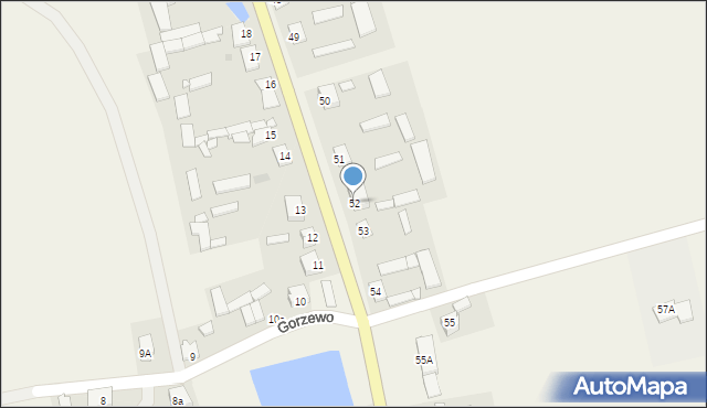 Gorzewo, Gorzewo, 52, mapa Gorzewo
