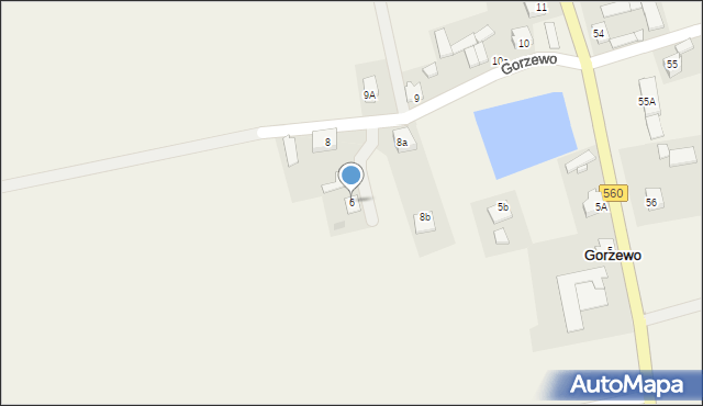 Gorzewo, Gorzewo, 6, mapa Gorzewo
