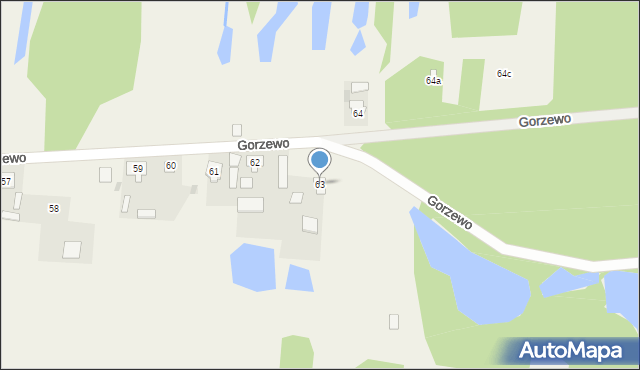 Gorzewo, Gorzewo, 63, mapa Gorzewo