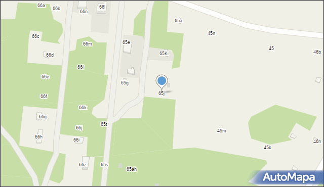 Gorzewo, Gorzewo, 65j, mapa Gorzewo