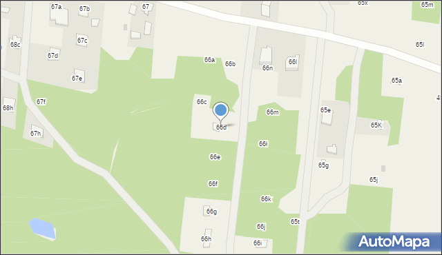 Gorzewo, Gorzewo, 66d, mapa Gorzewo