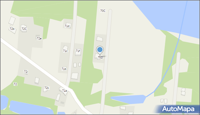 Gorzewo, Gorzewo, 70D, mapa Gorzewo