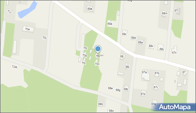 Gorzewo, Gorzewo, 70t, mapa Gorzewo