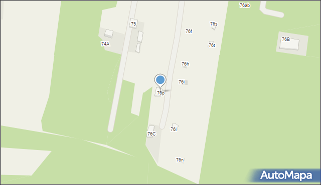 Gorzewo, Gorzewo, 76p, mapa Gorzewo