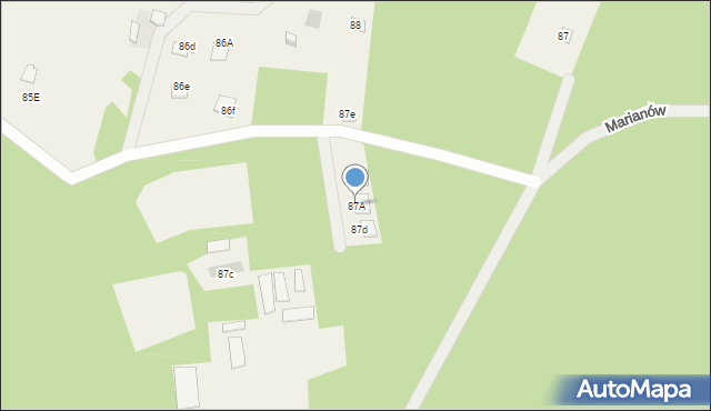 Gorzewo, Gorzewo, 87A, mapa Gorzewo