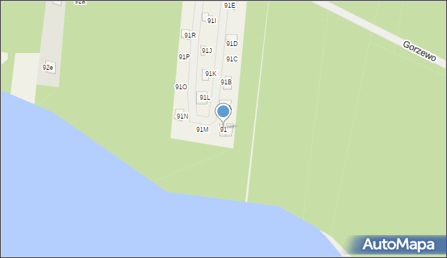 Gorzewo, Gorzewo, 91, mapa Gorzewo