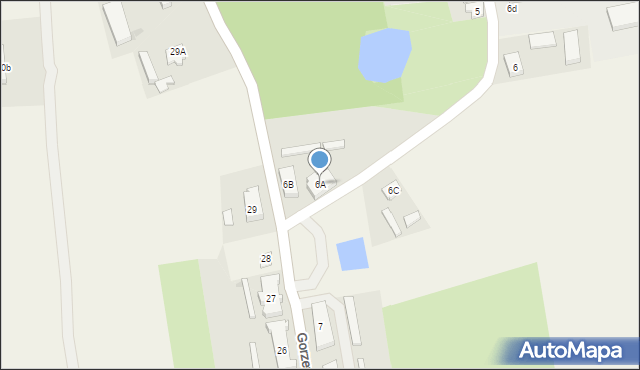 Gorzewo, Gorzewo, 6A, mapa Gorzewo