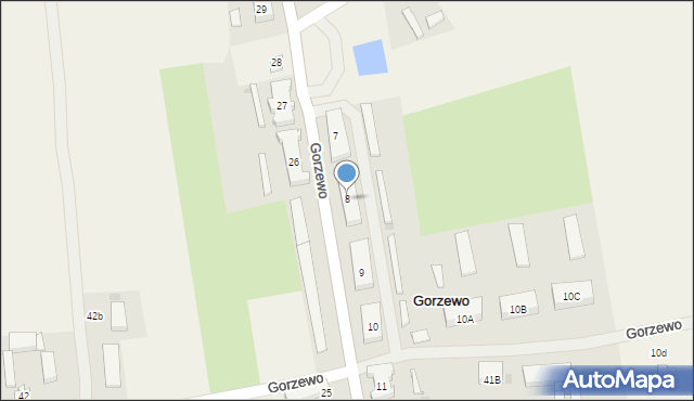 Gorzewo, Gorzewo, 8, mapa Gorzewo