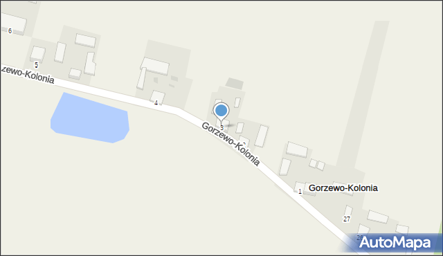 Gorzewo-Kolonia, Gorzewo-Kolonia, 3, mapa Gorzewo-Kolonia