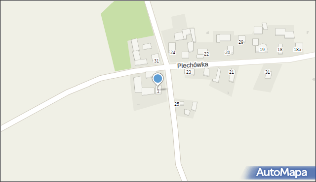 Gorzków, Gorzków, 1, mapa Gorzków