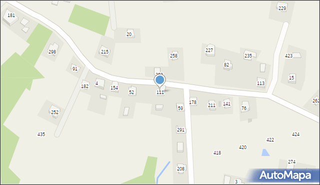 Gorzków, Gorzków, 111, mapa Gorzków