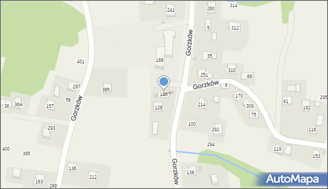 Gorzków, Gorzków, 146, mapa Gorzków