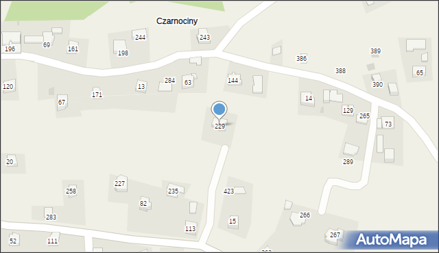 Gorzków, Gorzków, 229, mapa Gorzków