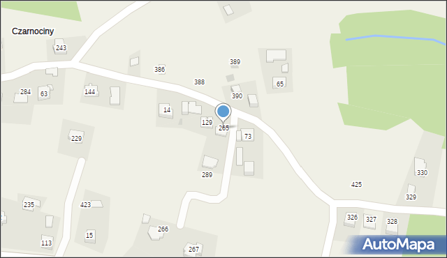Gorzków, Gorzków, 265, mapa Gorzków