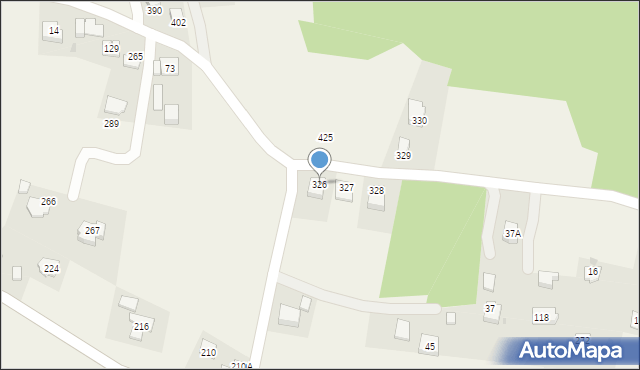 Gorzków, Gorzków, 326, mapa Gorzków