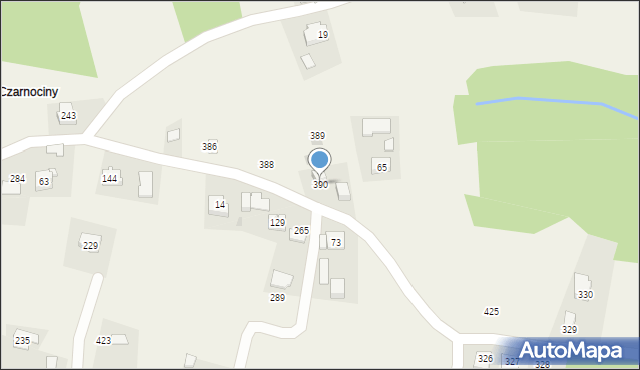 Gorzków, Gorzków, 390, mapa Gorzków