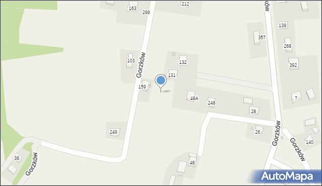 Gorzków, Gorzków, 403, mapa Gorzków