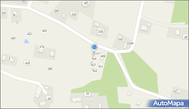 Gorzków, Gorzków, 415, mapa Gorzków