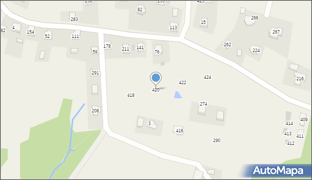 Gorzków, Gorzków, 420, mapa Gorzków