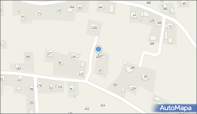 Gorzków, Gorzków, 423, mapa Gorzków