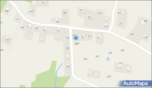 Gorzków, Gorzków, 439, mapa Gorzków