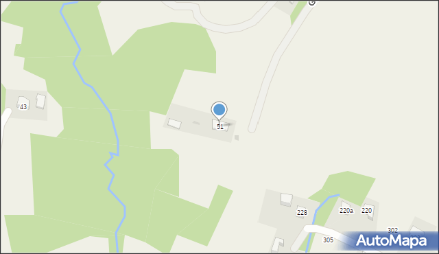 Gorzków, Gorzków, 51, mapa Gorzków