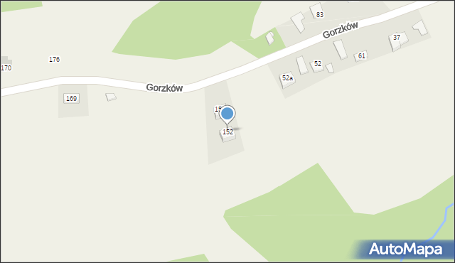 Gorzków, Gorzków, 152, mapa Gorzków