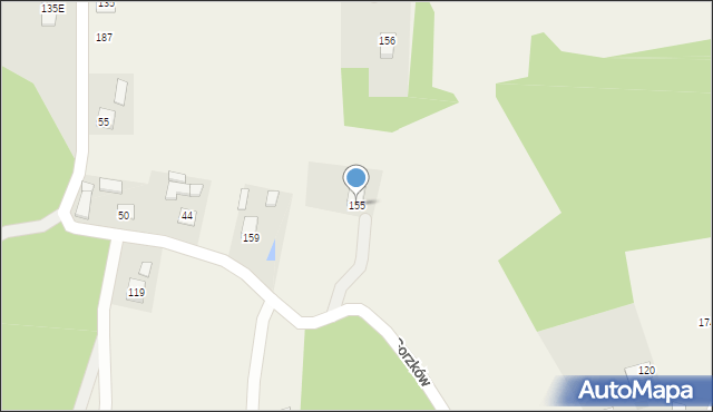 Gorzków, Gorzków, 155, mapa Gorzków