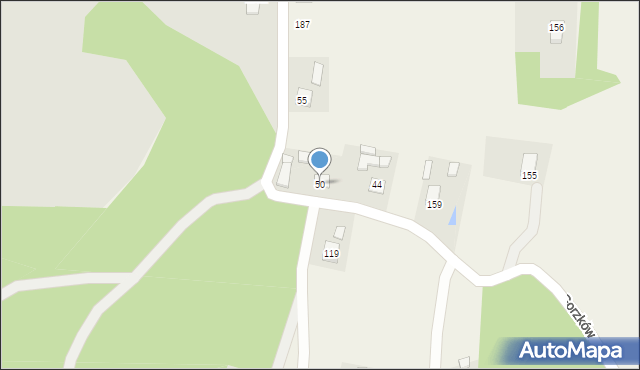 Gorzków, Gorzków, 50, mapa Gorzków