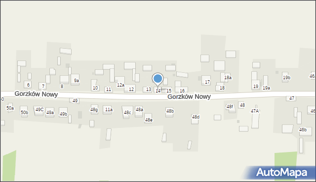 Gorzków Nowy, Gorzków Nowy, 14, mapa Gorzków Nowy