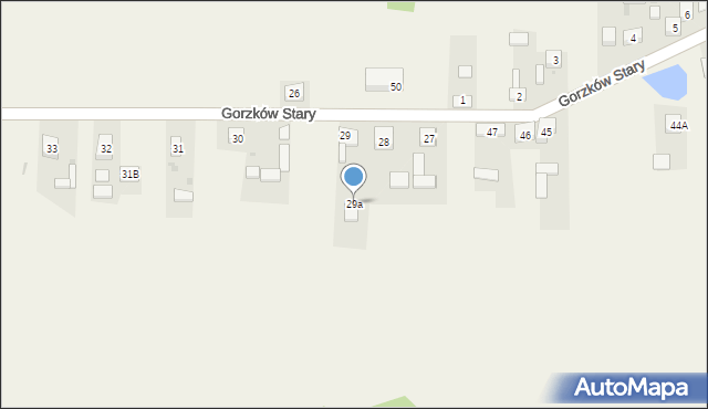 Gorzków Nowy, Gorzków Nowy, 29a, mapa Gorzków Nowy