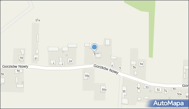 Gorzków Nowy, Gorzków Nowy, 3, mapa Gorzków Nowy