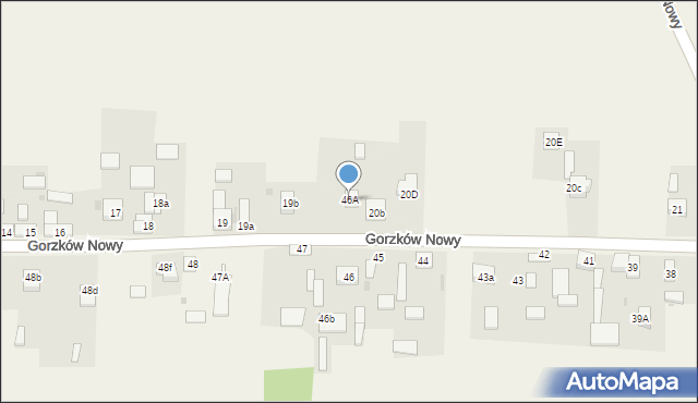 Gorzków Nowy, Gorzków Nowy, 46A, mapa Gorzków Nowy