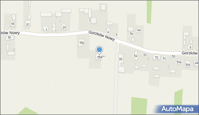 Gorzków Nowy, Gorzków Nowy, 55A, mapa Gorzków Nowy