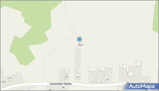 Gorzków Nowy, Gorzków Nowy, 57A, mapa Gorzków Nowy