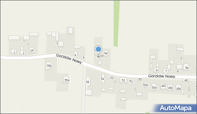 Gorzków Nowy, Gorzków Nowy, 5b, mapa Gorzków Nowy