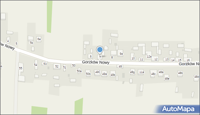 Gorzków Nowy, Gorzków Nowy, 7, mapa Gorzków Nowy